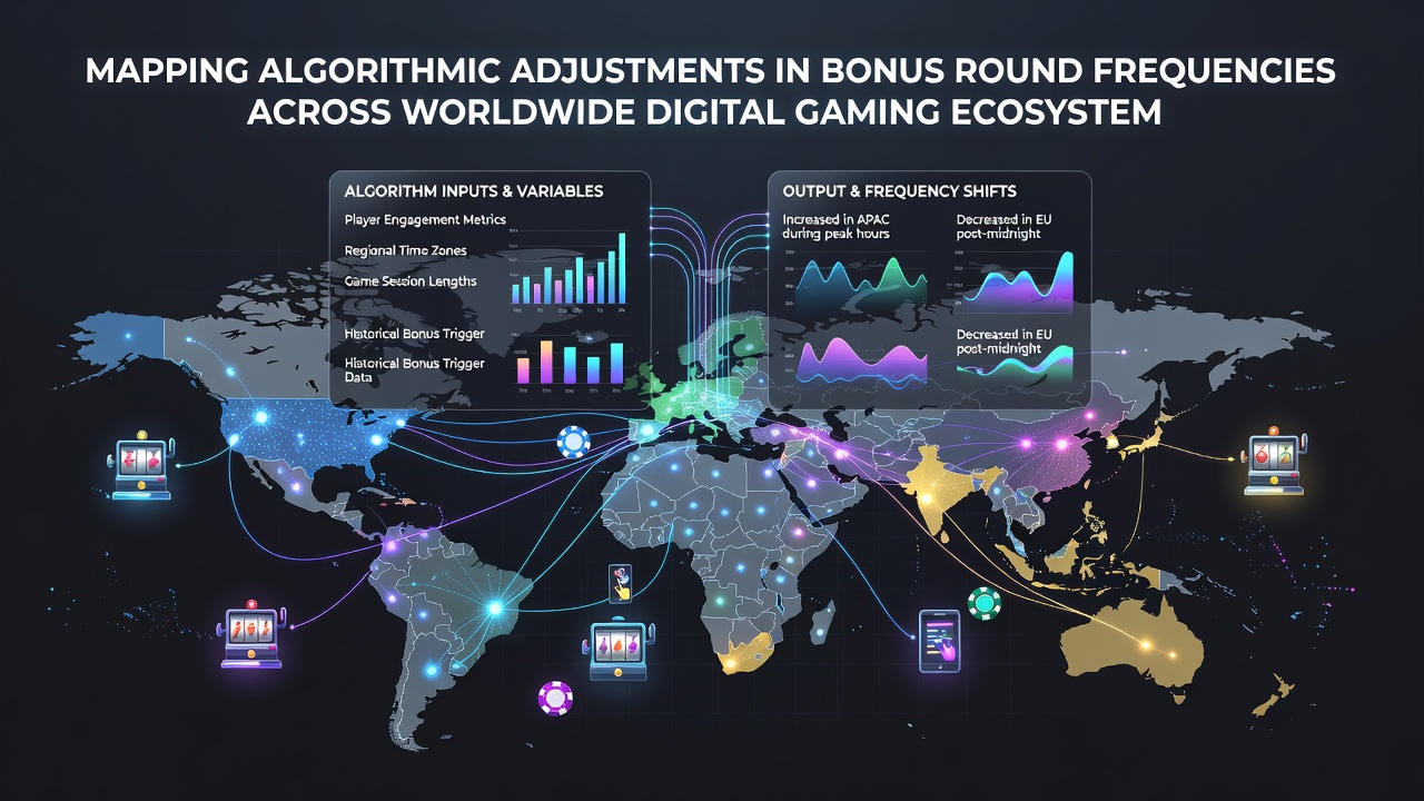 Detailed view of algorithmic reel configurations and bonus frequency heatmaps used by international gaming operators